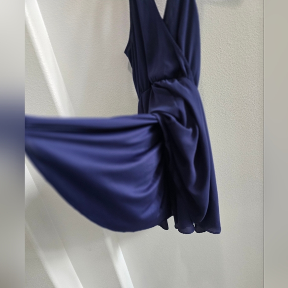 Lush Navy blue sleeveless mini dress size XL - Picture 4 of 8